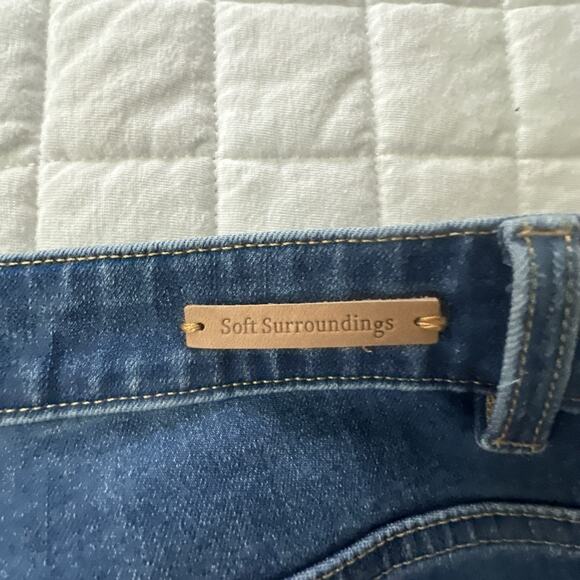 Soft Surroundings Jeans Womens 18W Ultimate Denim Straight Leg High Rise Stretch - Picture 5 of 13